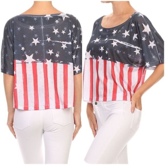 ⬆️Stars & Stripes Top   - Picture 4 of 6